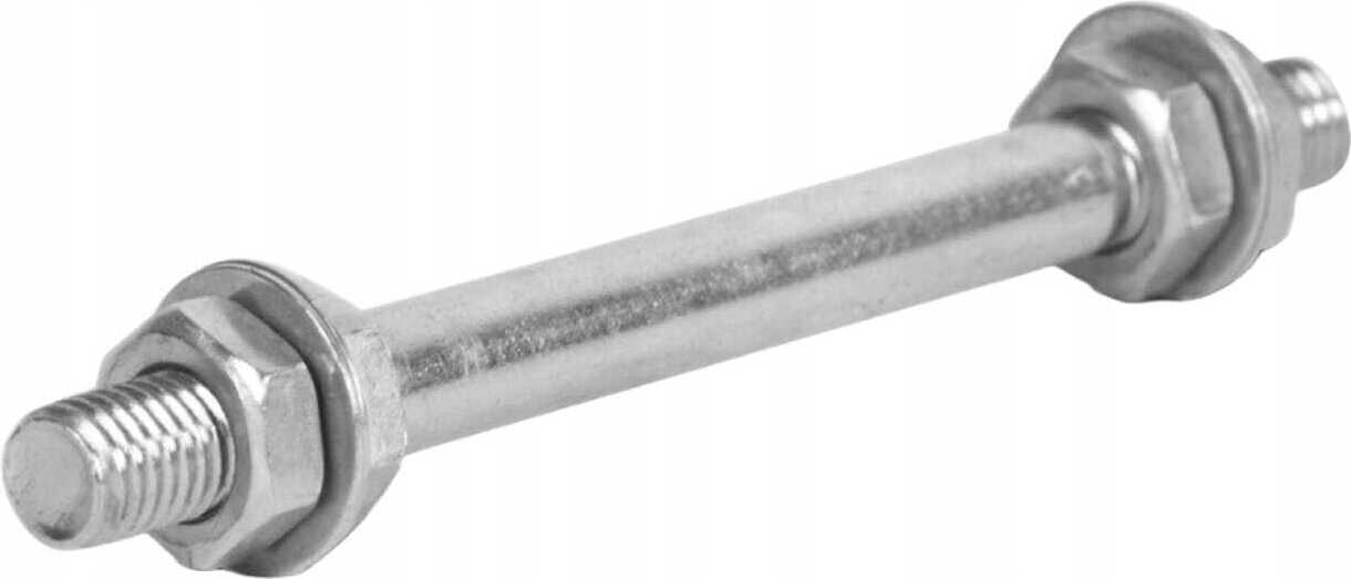 räder Achssatz für Schubkarrenrad 120 mm Metallschraube M12