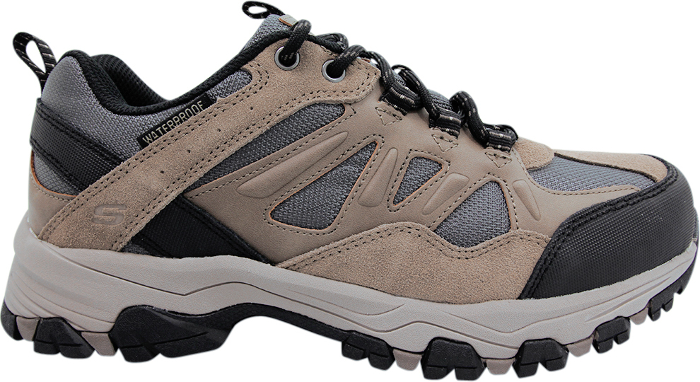 SKECHERS RELAXED FIT: SELMEN - ENAGO kožené pánske trekové topánky nové veľkosť 45,5