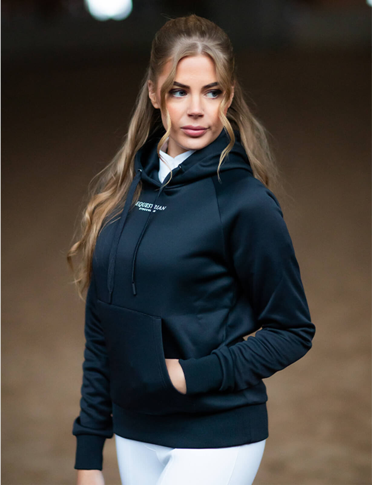 Equestrian Stockholm Hoodie Damen Ease Navy Damenhoodie S