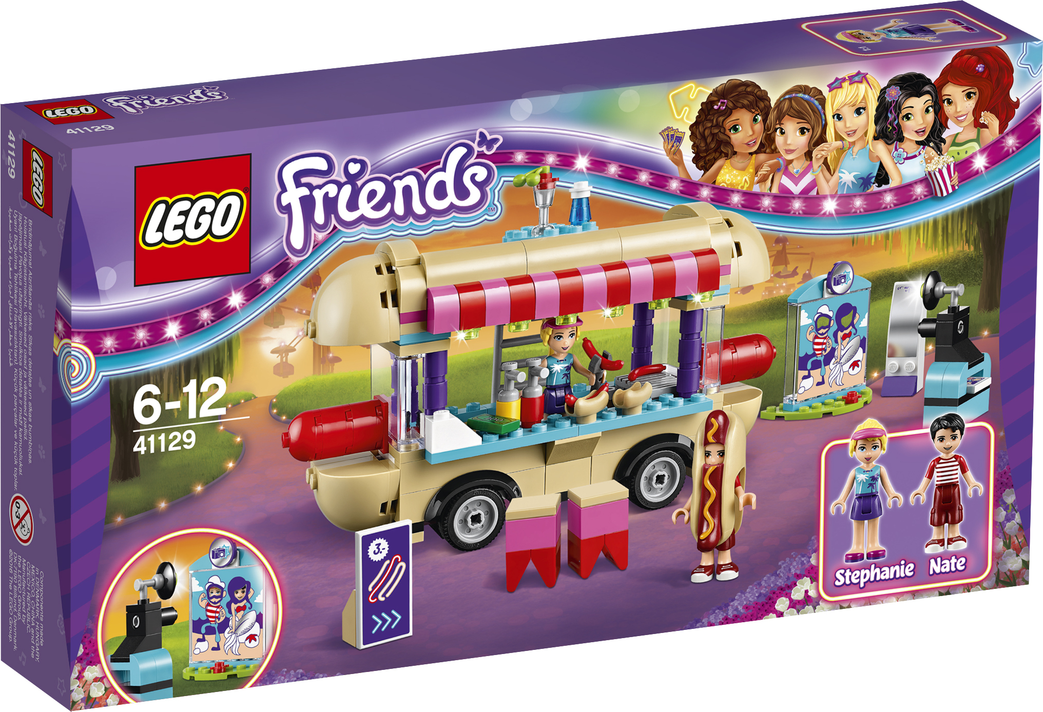 LEGO® Friends Hot-Dog-Stand im Freizeitpark 41129
