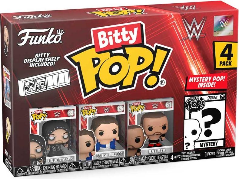 Funko Bitty POP! WWE Undertaker 2cm 4er-Pack 75464