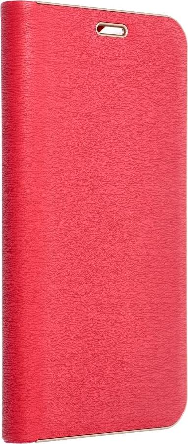 Puzdro LUNA Book Gold pre IPHONE 16e (SE 4 2025) červené