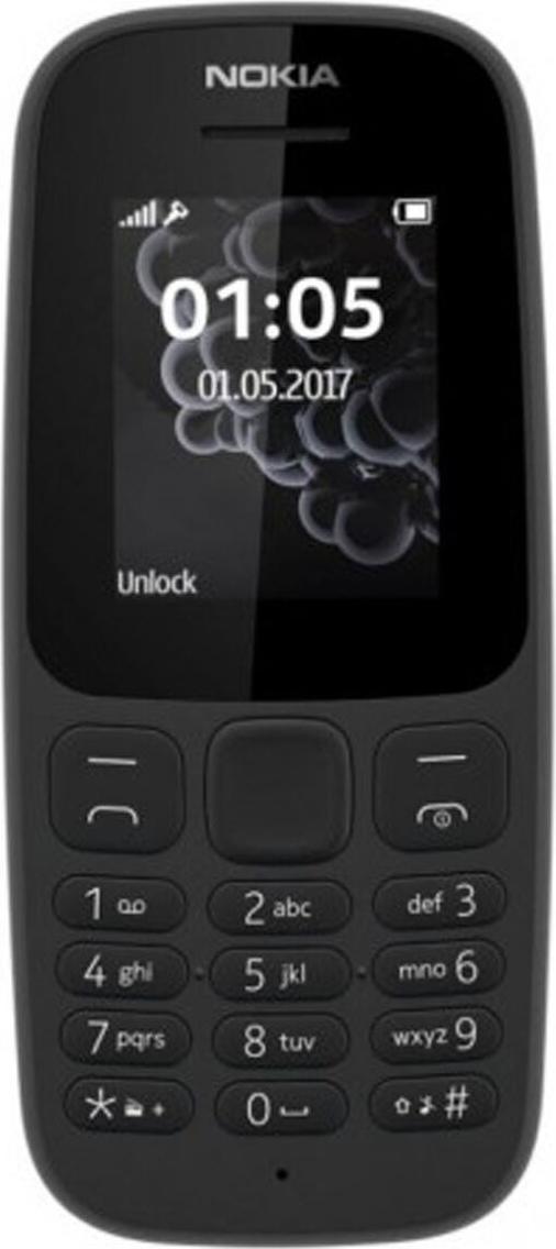 Mobilný telefón Nokia 105 DualSIM 1,45" čierny