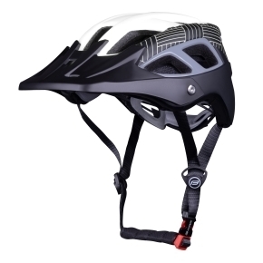 Helm FORCE AVES MTB schwarz-weiß mattiert L-XL %%% 90299904