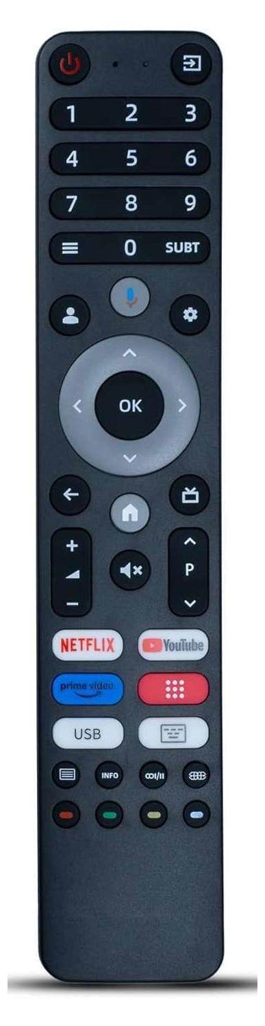 Telecomando Sostitutivo Per TV OK. LED UHD E CHIQ – Compatibile Con OTV40GF, L40QH7G E Modelli Simili