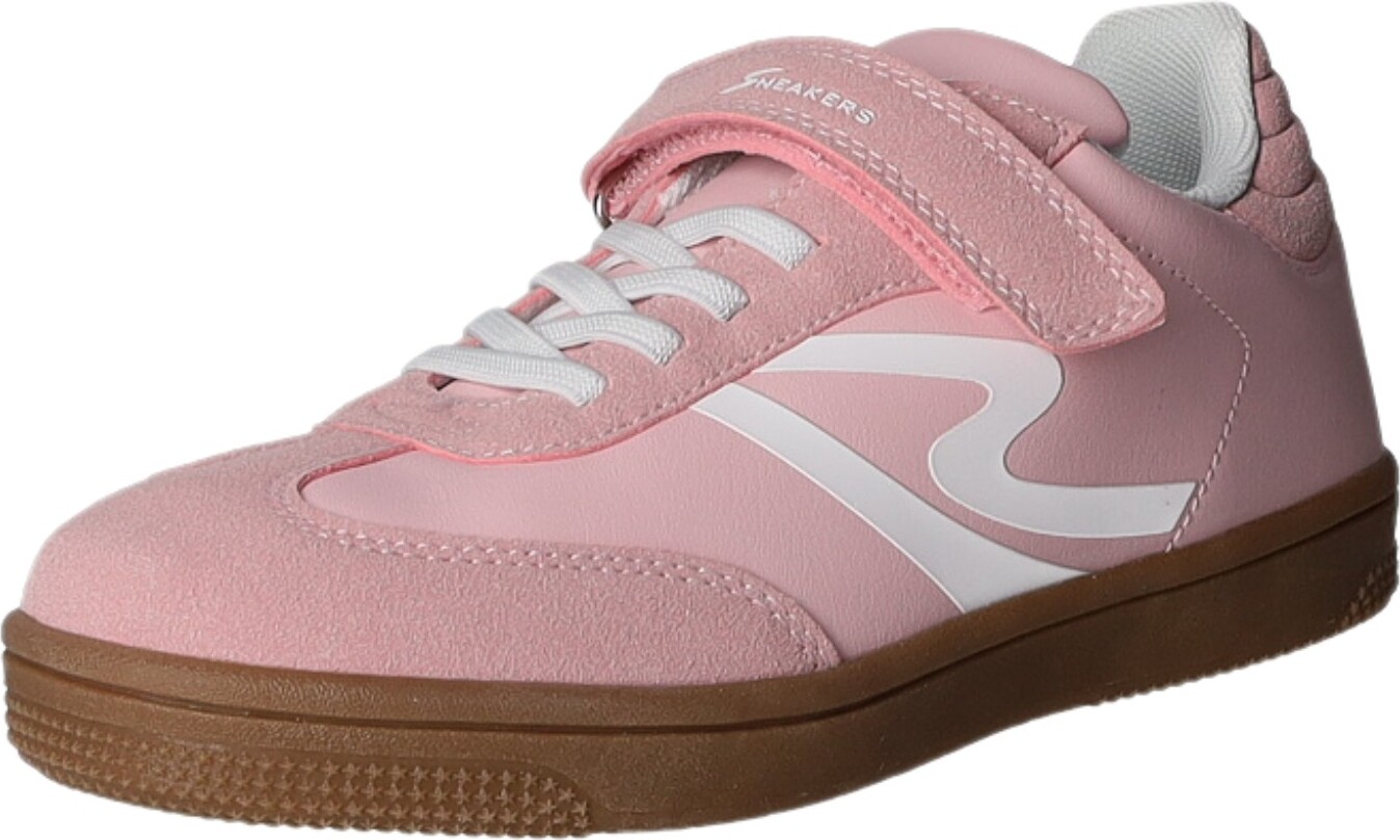 Sneakers Kinder-Mädchen-Sneaker-Slipper-Klettschuh Pink, Farbe:rot, EU Größe:31 K2356-PI