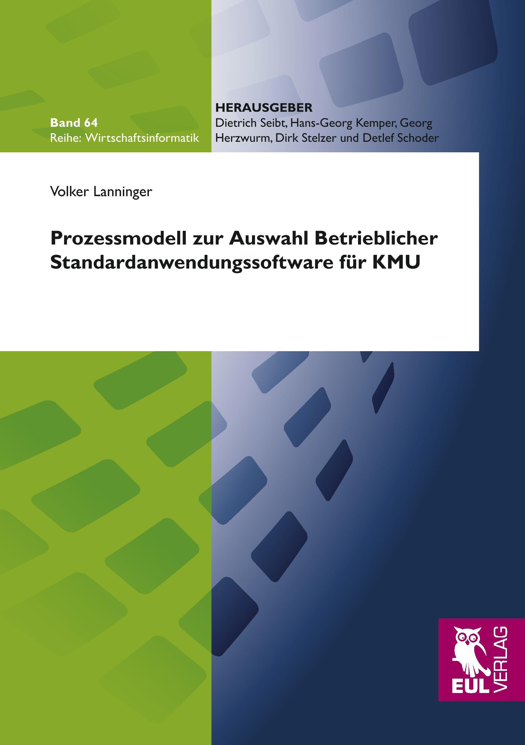 Sonstige Verlage Prozessmodell zur Auswahl Betrieblicher Standardanwendungssoftware für KMU