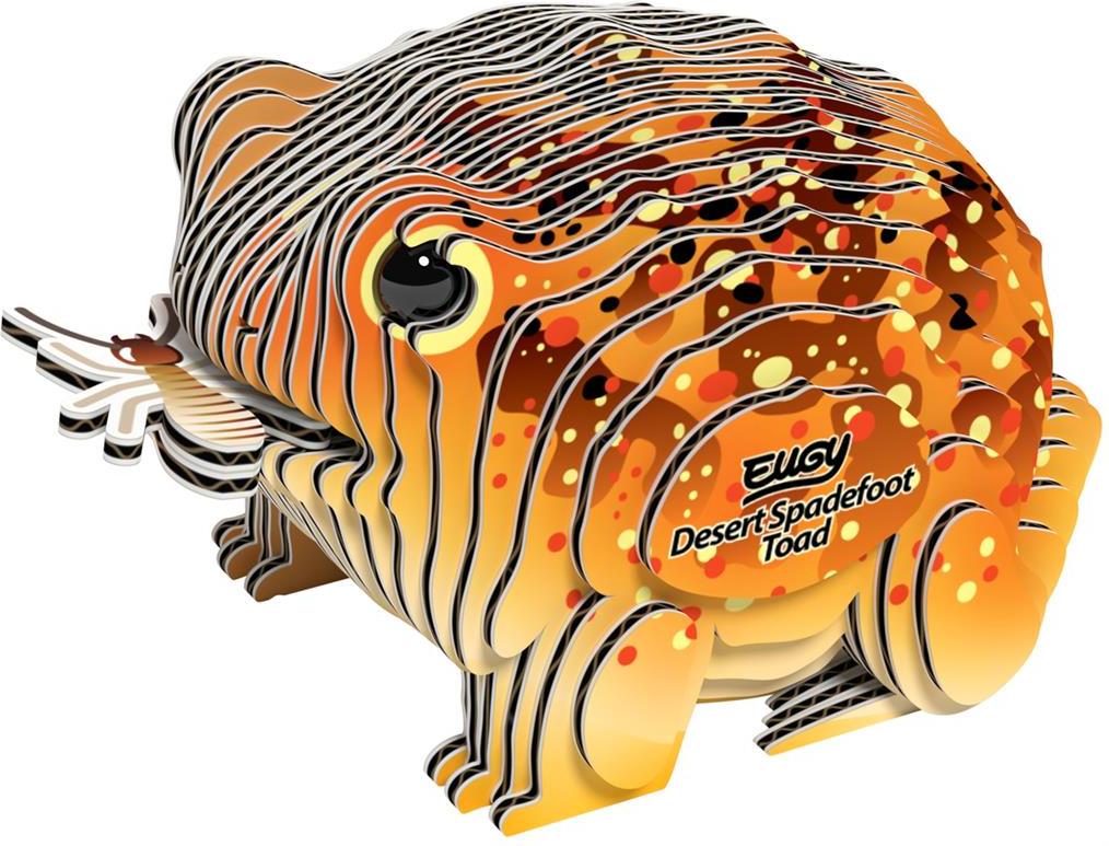 Eugy 3D Puzzle - Wüstenpfad Bastelset aus Karton für Kinder 5314117