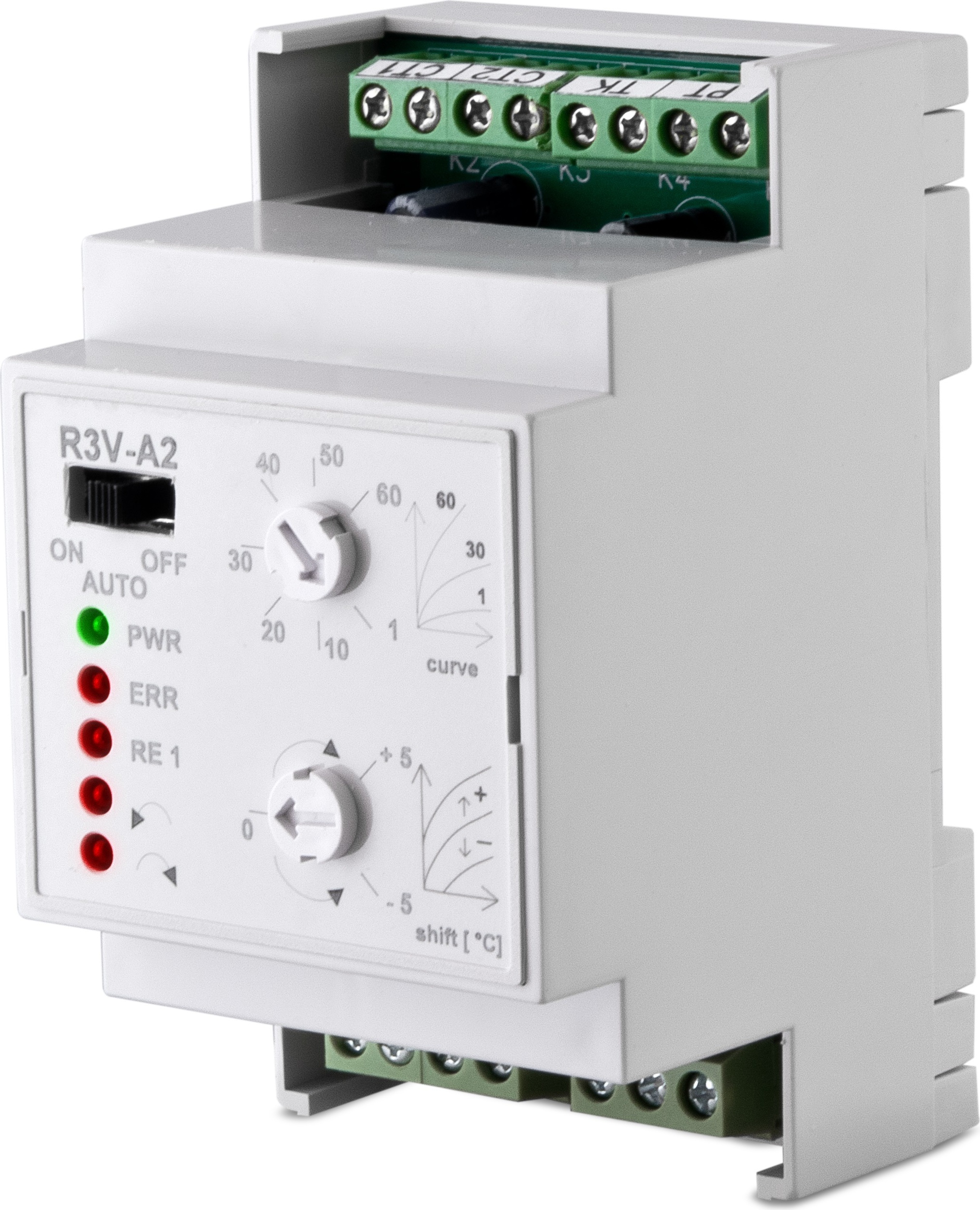 Elektrobock R3V-A2 servomotorický regulátor, REG, biely