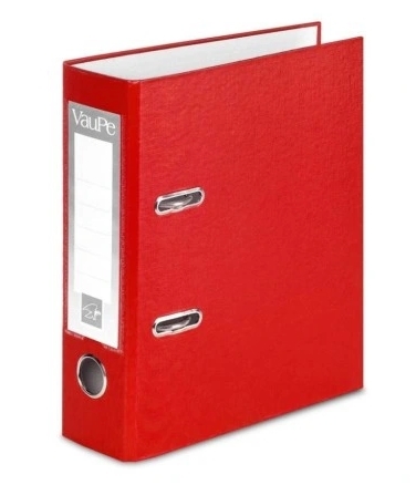 Vaupe Eleganter A5-Organizer in kräftigem Rot - Perfekte Tagesplanung mit Stil