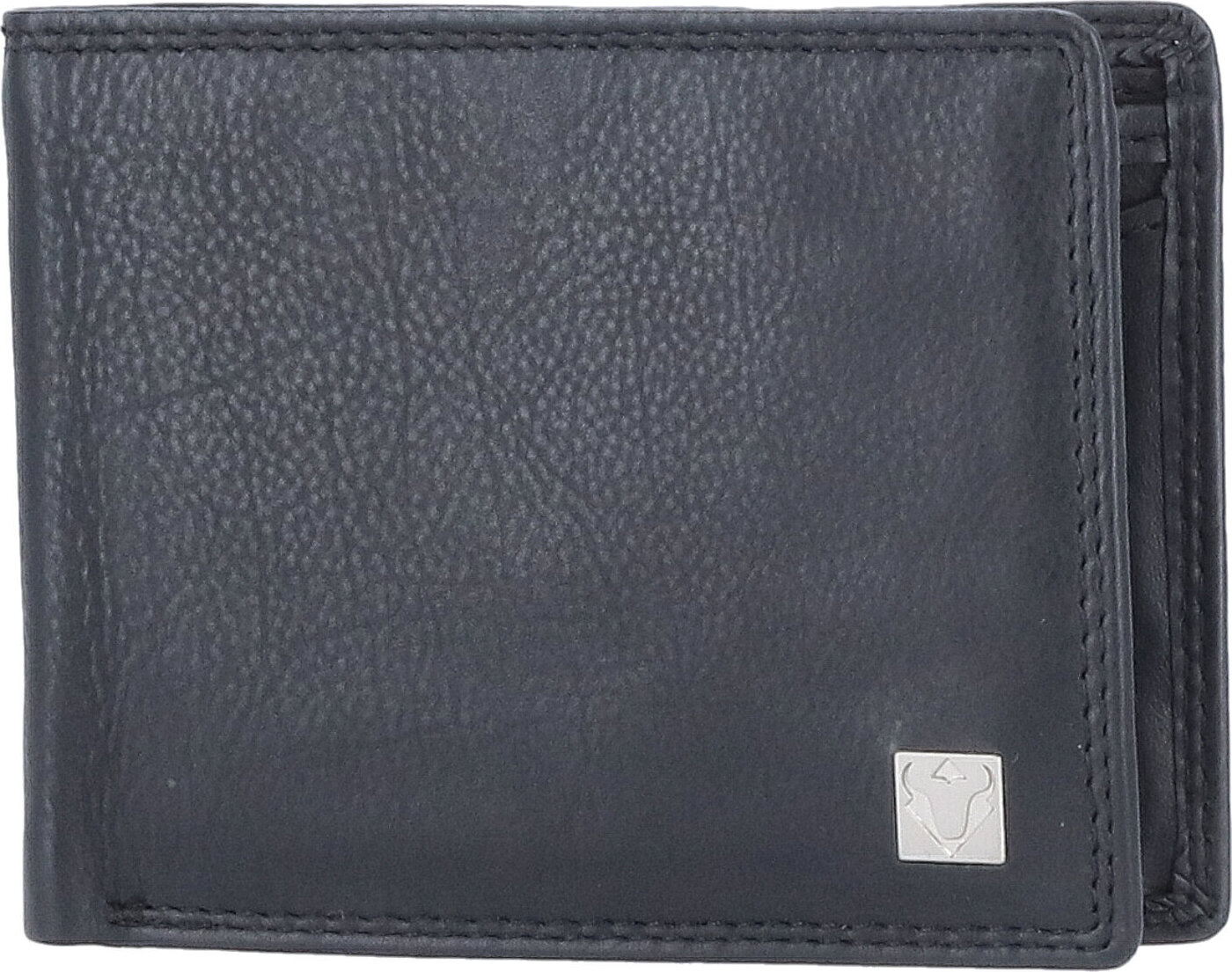 Urban Bull Herren Geldbörse Querformat schwarz