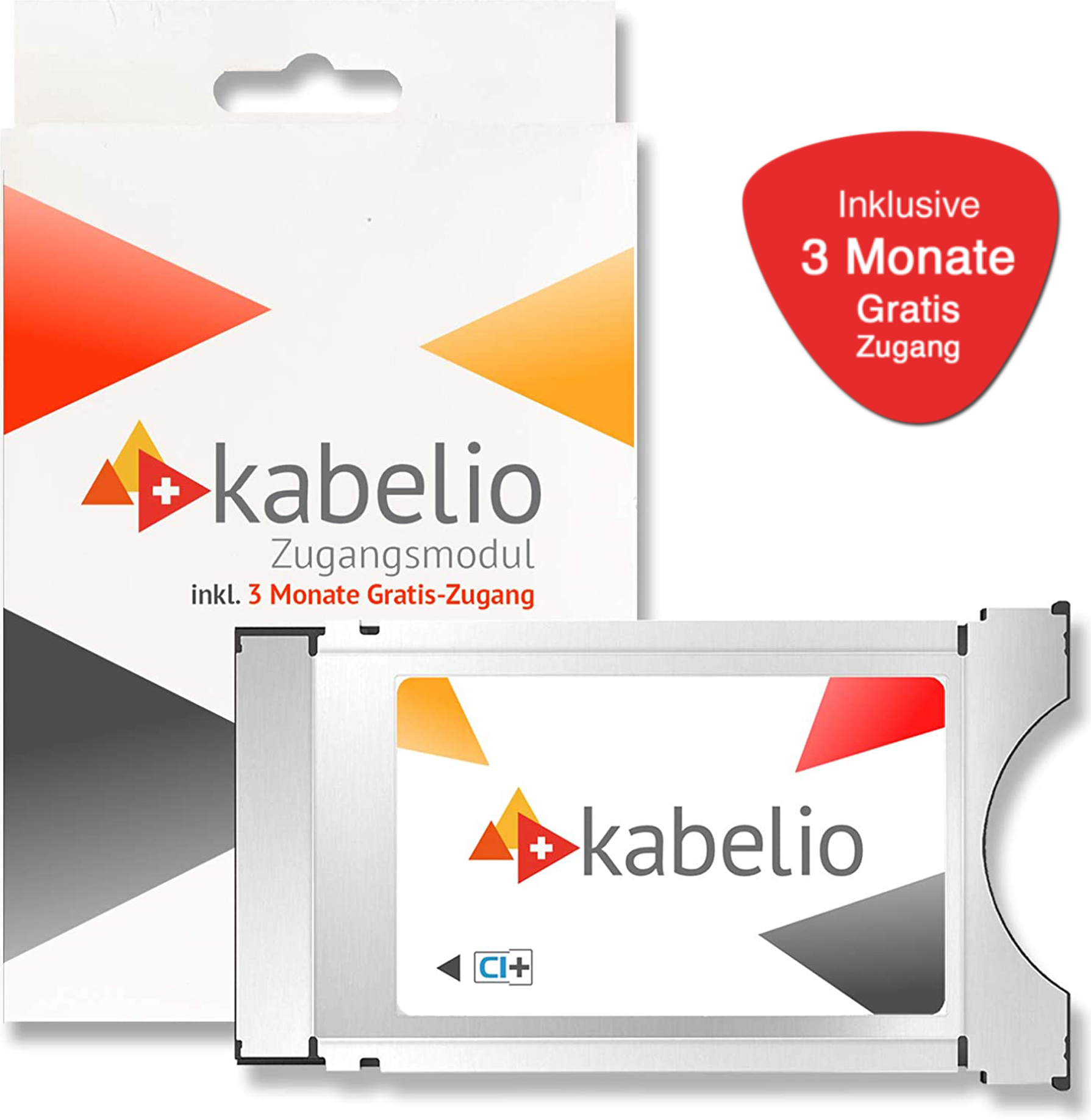 Kabelio CI+ Zugangsmodul inkl. 3 Monate Gratis-Zugang für Sat A2574