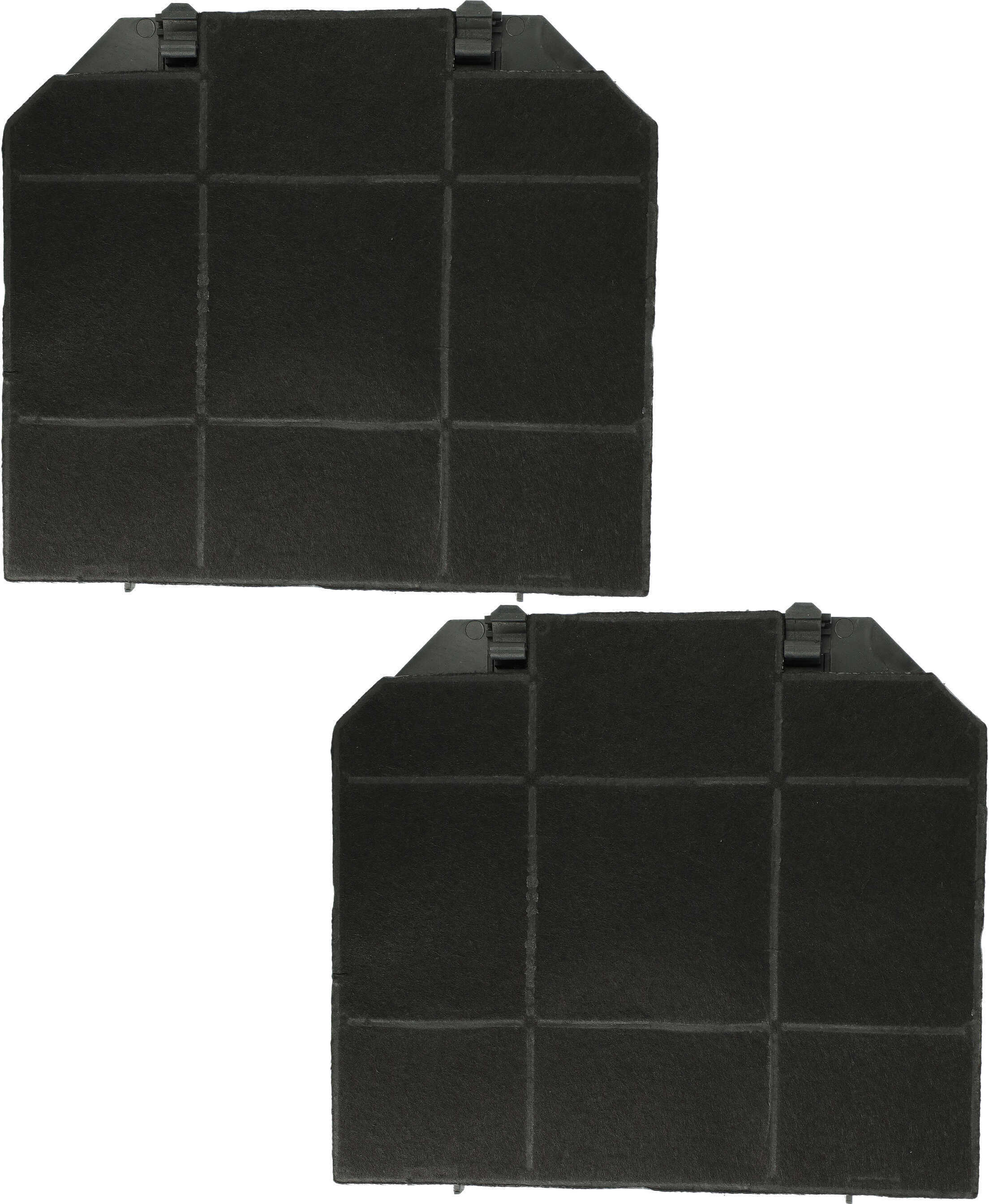 vhbw 2x Aktivkohlefilter kompatibel mit Electrolux Nice 60, Nice 90, Nice EG8 90, Nice EG8, Nice EG8 60 Dunstabzugshaube - 26,5 x 23,5 x 1,5 cm 178916524-80
