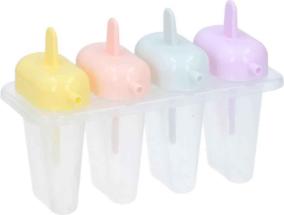 Gadgetpoint Eis am Stiel Maker - Lolly - Eisform für 4 Eissorten - Lolly Maker
