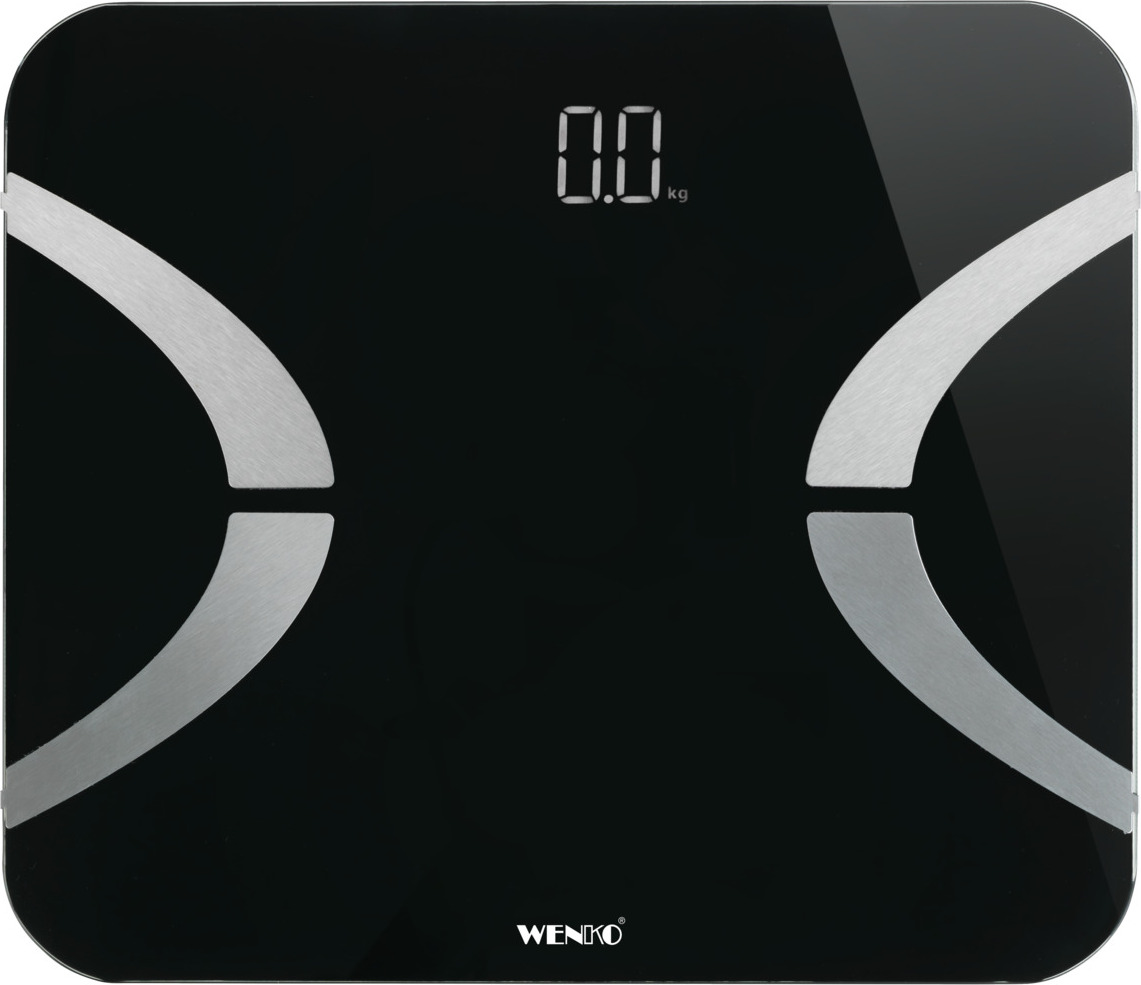 WENKO Analyse Waage LED Körperanalyse BMI Fitness Digital Körper Fett Display 24462100