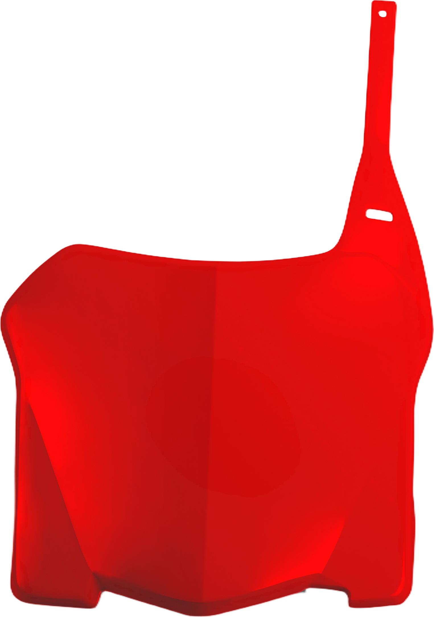 Startnummerntafel UFO PLAST Verkleidung Frontnummerntafel für Honda CRF R 250 / 450 ccm Bj. 2008 - 2009, Farbe:rot OEM 00-26 UFO-HO04629-070