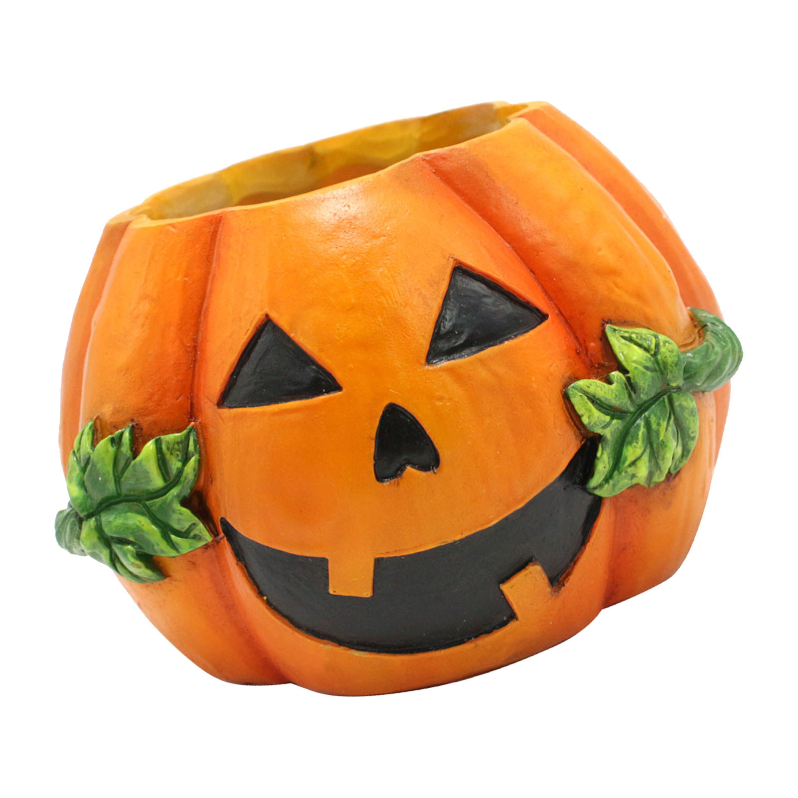 Cocosity Halloween-Kürbis-Pflanzgefäß,Halloween-Kürbis-Gefäß,Kürbis-Sukkulenten-Pflanzgefäß,Kürbis-Pflanzgefäß,Harz-Kürbis-Gefäß,Halloween-Kürbis-Dekorationen