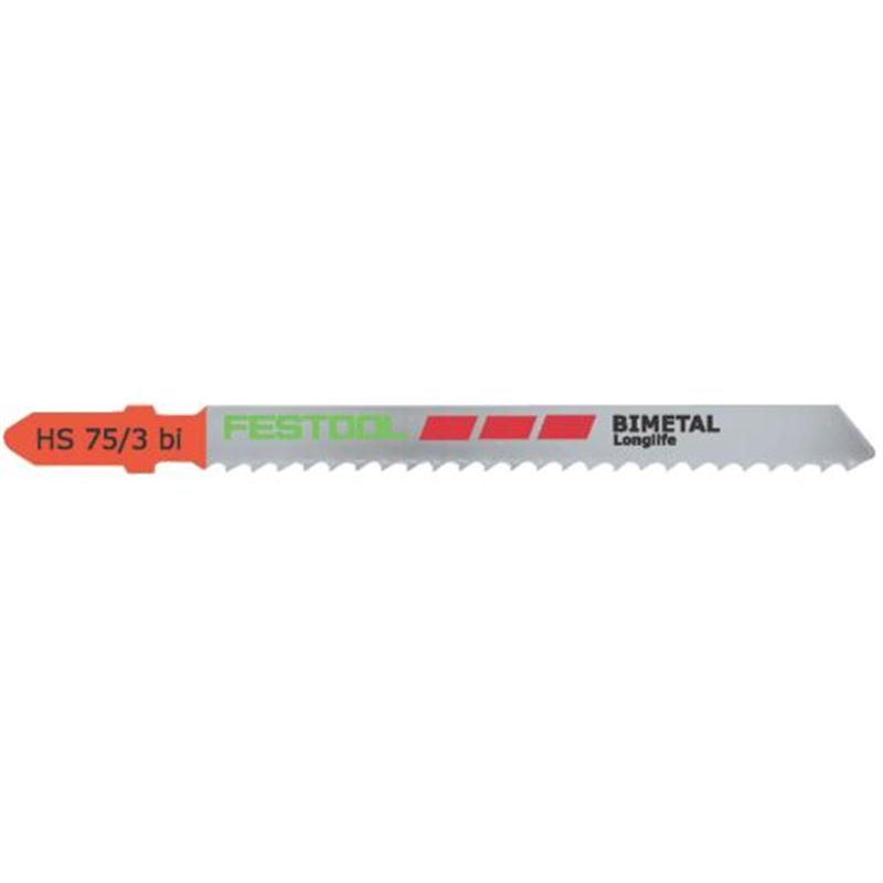 Festool Stichsägeblatt HS 75/3 BI 5 Stichsäge Pendelstichsäge 5 Stück 486554