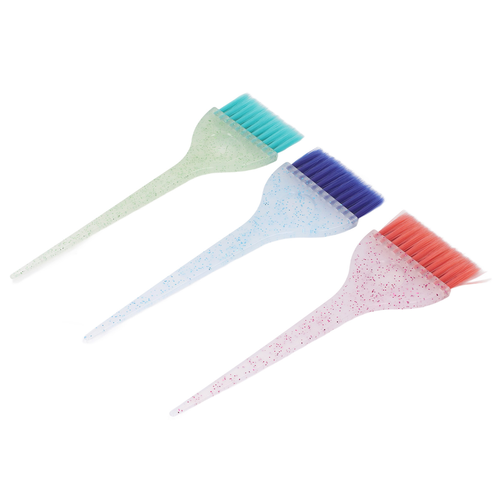 Cocosity Haarfärbepinsel,Glitzergriff Haarfärbepinsel,Haarsträhnchenpinsel,Haarfärbepinsel-Applikator,Haarfärbe-Strähnchenpinsel,Färbepinsel