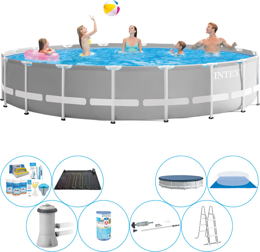 Ponuka bazénov - Intex Prism Frame Round 549x122 cm