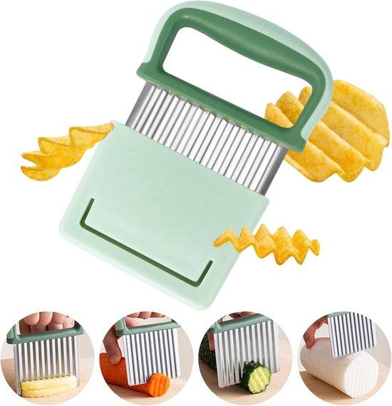 OEM Golf-Schneider für Kartoffelchips, Obst und Gemüse, RVS, Schutzhaube 2026