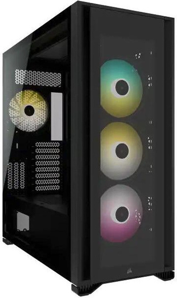 Corsair Icue 7000x Turm Mit Fenster Schwarz Schwarz One Size CC-9011226-WW