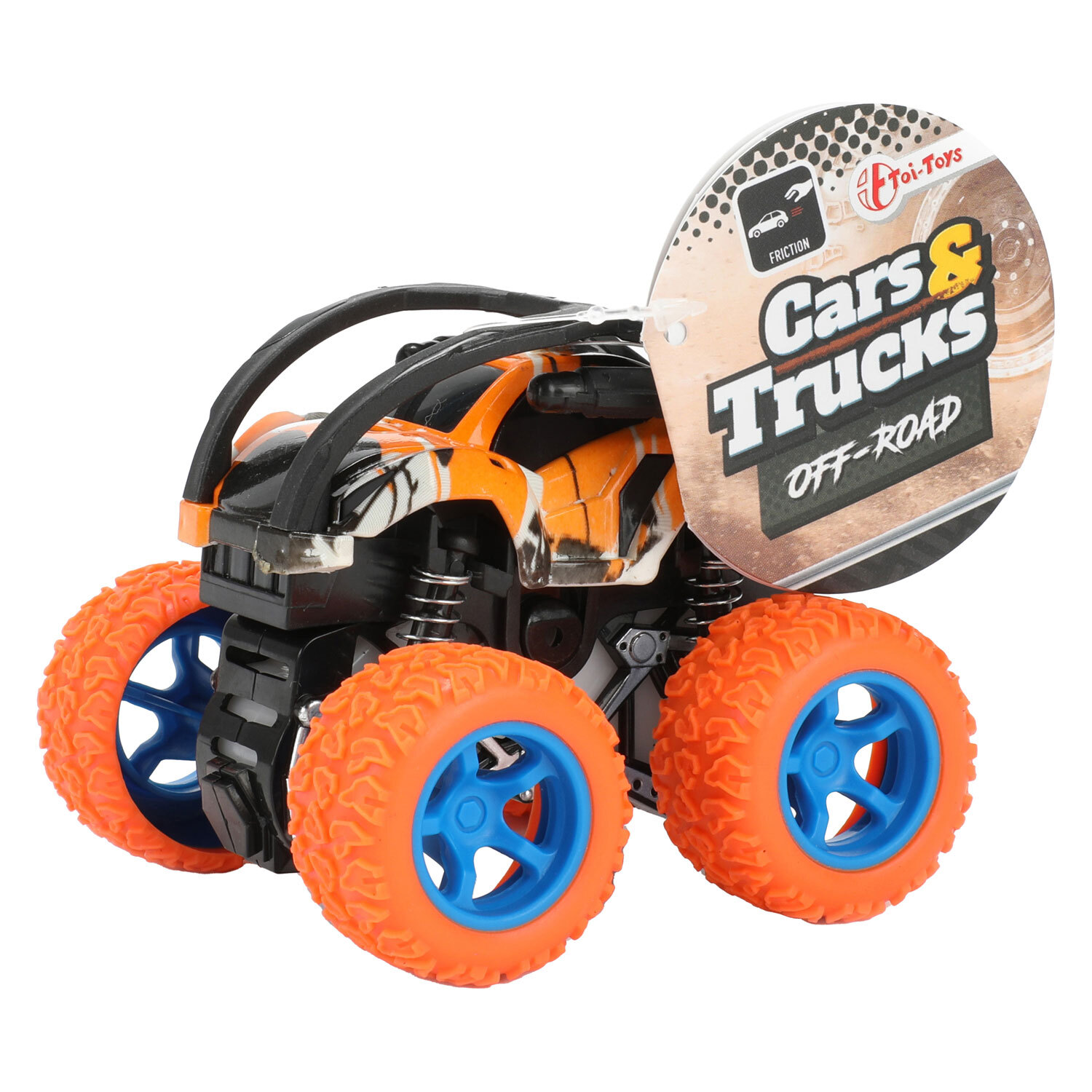 Toi-Toys Cars Trucks Reibungsmonster Truck drehen um
