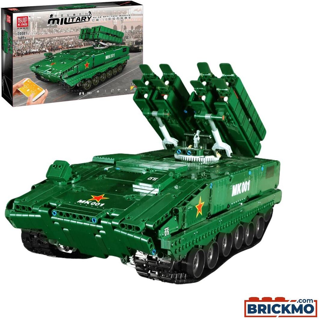 Mould King Ferngesteuerte Panzerabwehrraketen HJ-10 20001