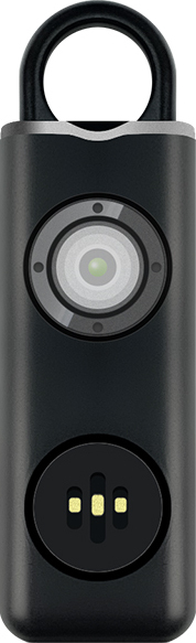 INF Tragbarer Überfallalarm / Selbstverteidigungssirene 130 dB Schwarz 299148