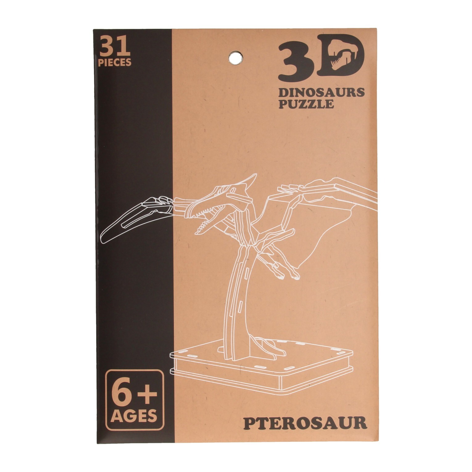 NoBrand Hölzerner 3D -Puzzle Dinosaurus S34938180