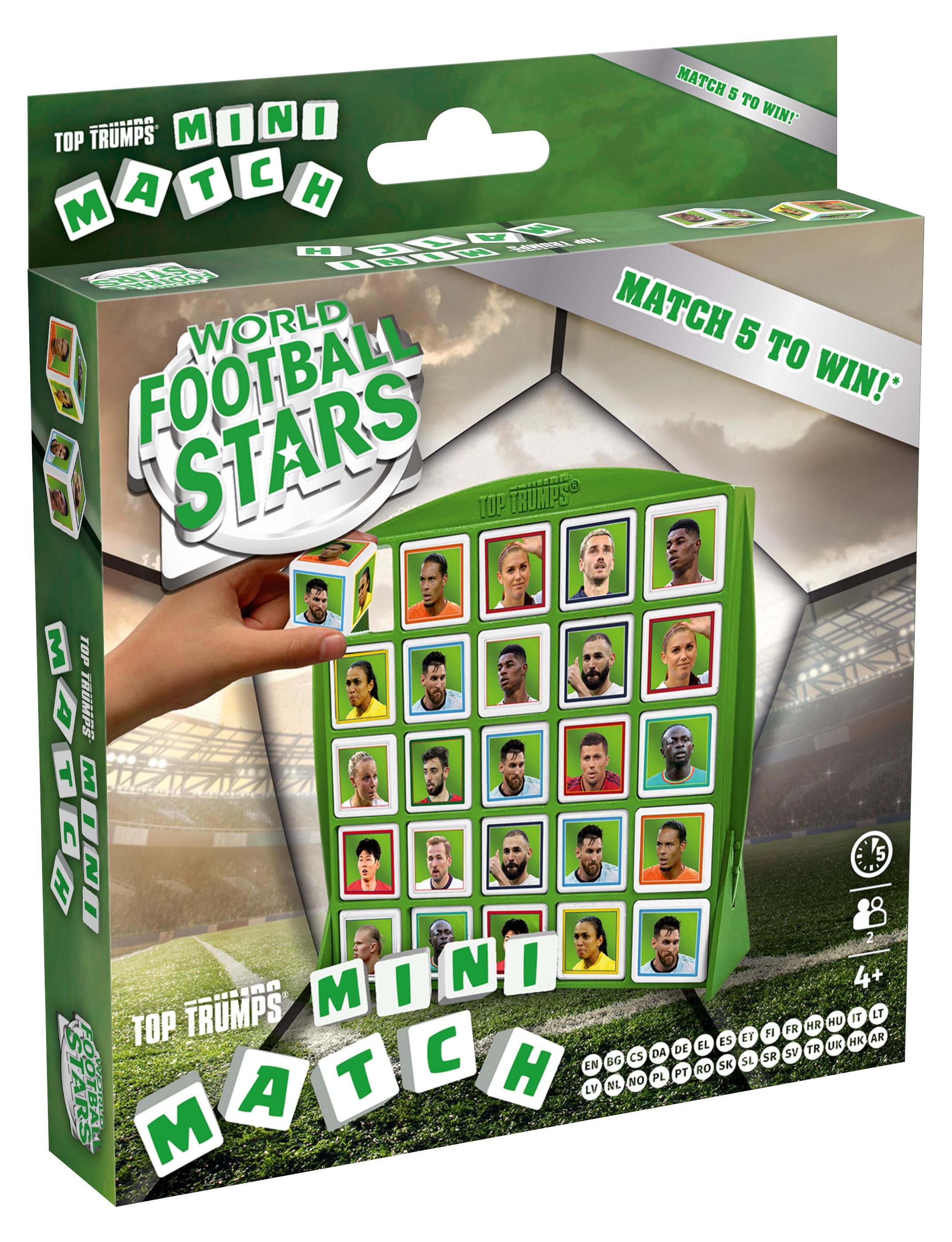 Winning Moves Top Trumps Match Mini - World Football Stars Reisespiel Fußball Weltfußballstars WM04617-ML1-6