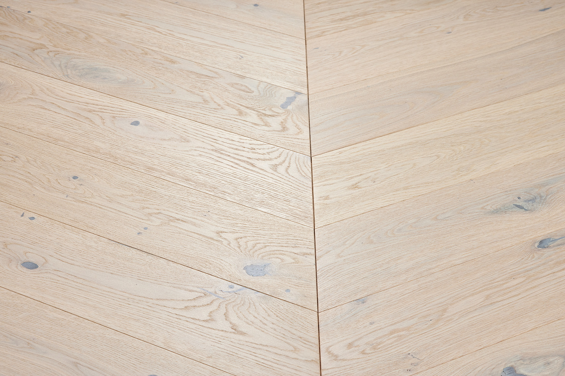 Holzfloors Chevron Vintage Parkettbrett - Neu Weiß 14 x 164 x 800 m