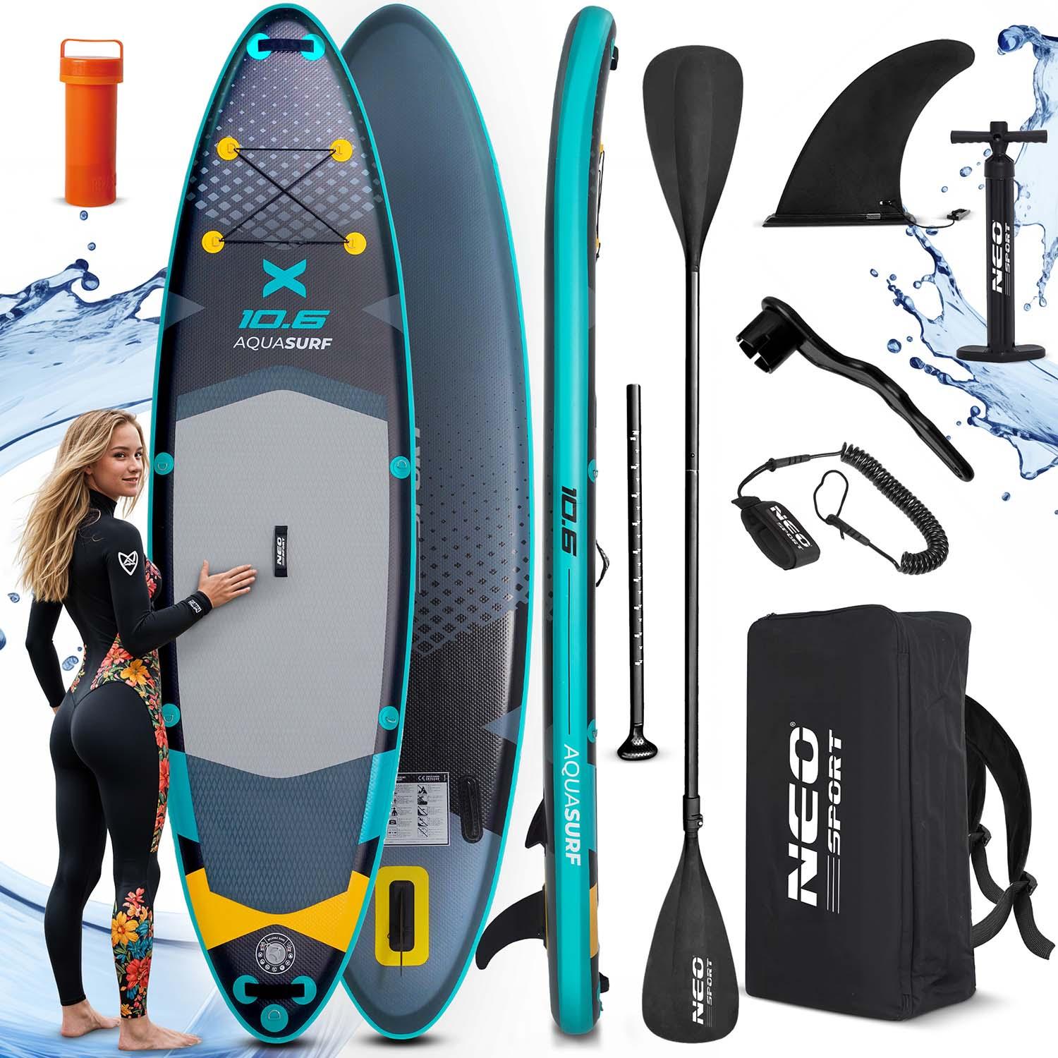 Paddleboard Neo-Sport Aquasurf 320 x 84 x 15 cm 170207