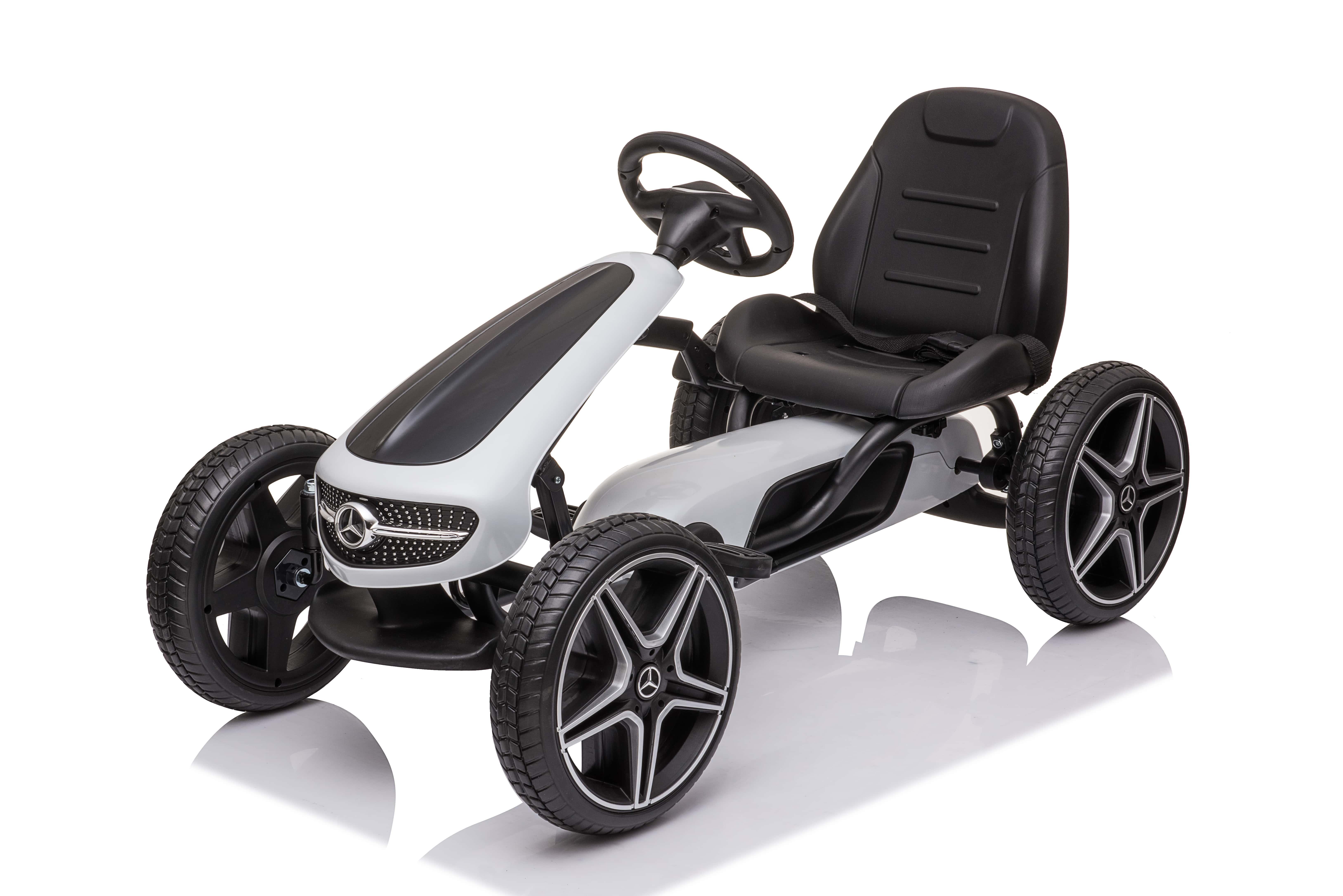 BoGi Tretfahrzeug Fahrerlebnis im Mercedes-Design – Das Gokart für Kinder XMX610