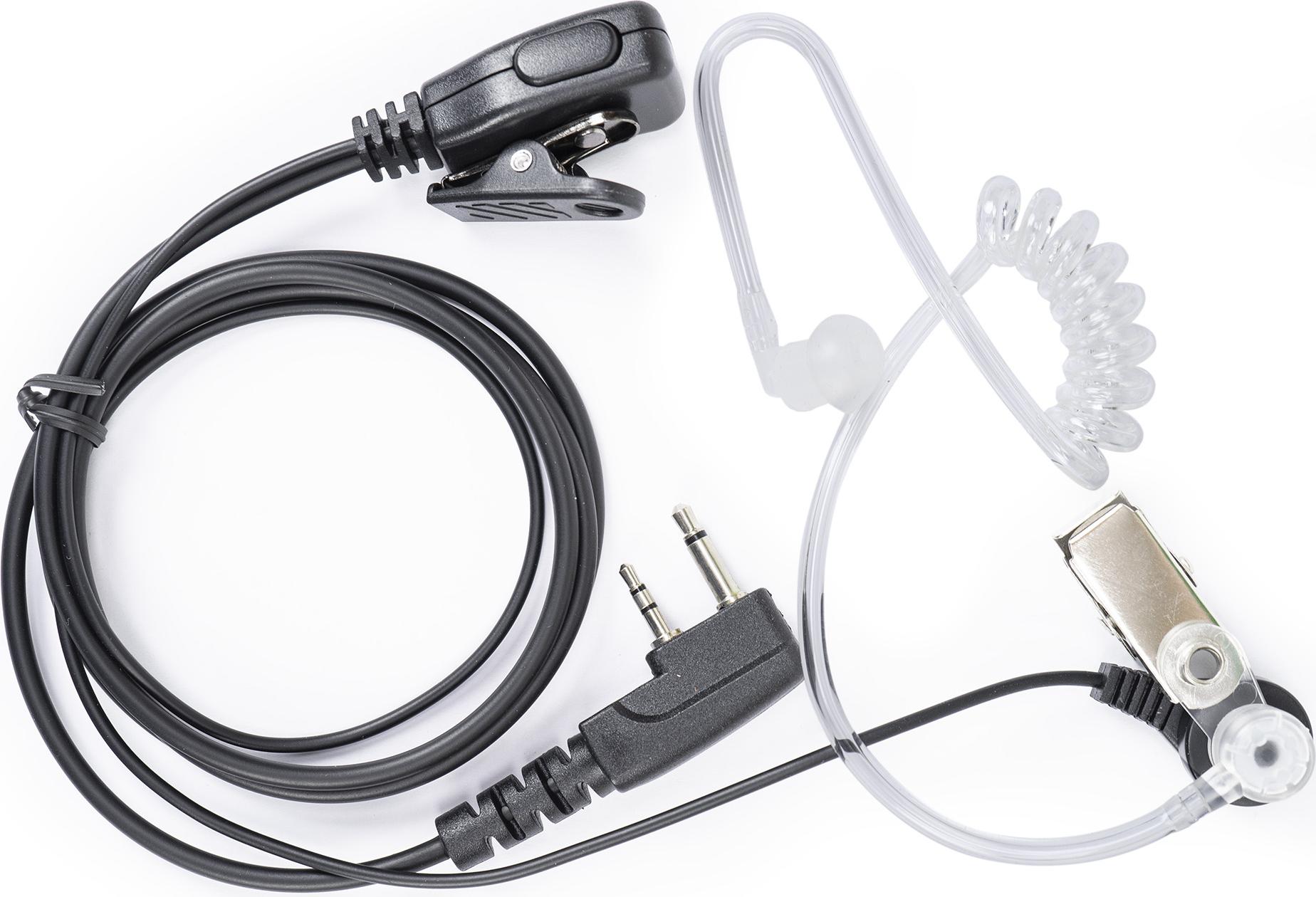 Kopfhörer mit Mikrofon und Akustikröhre PNI HF34 mit 2 Pins PNI-M Stecker für PNI HP 62 PNI-HF34