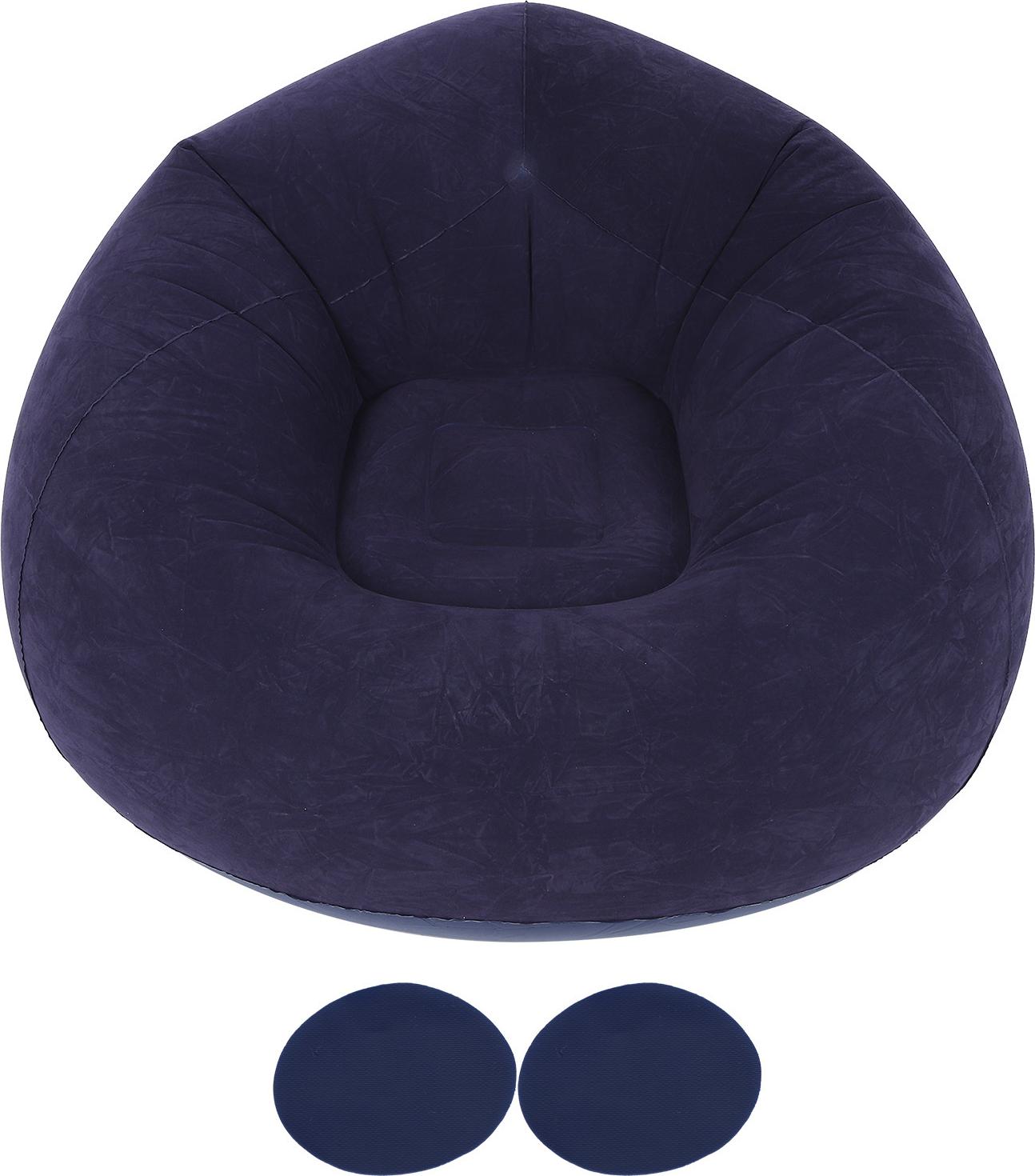 Mimoriadne mäkké, nafukovacie, jedno guľové rozkladacie kreslo do ubytovne, na cesty, kempovanie, pikniky v prírode