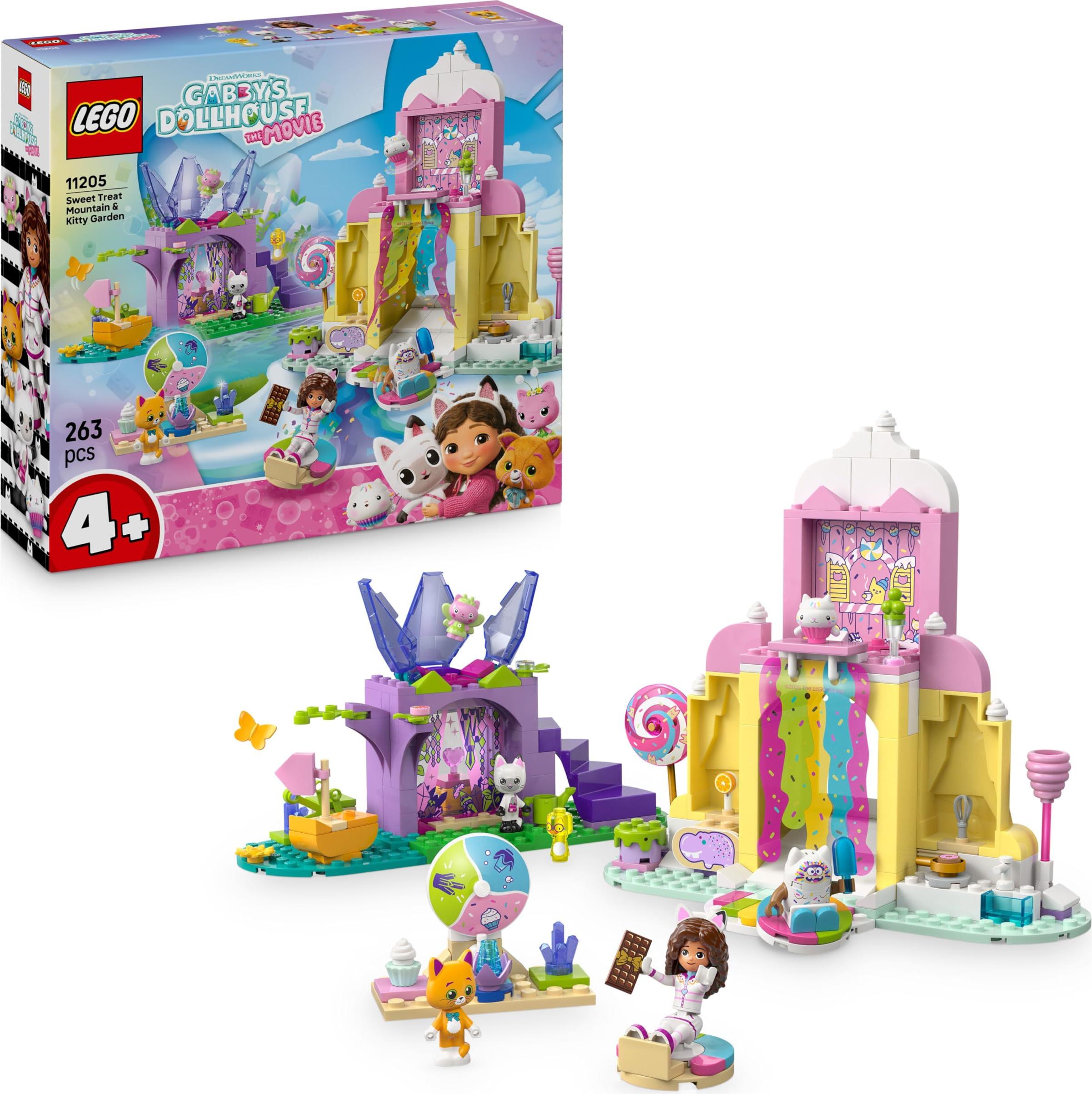 LEGO 11205 Gabi a domček pre mačky, Sladká hora a Kittyina záhrada