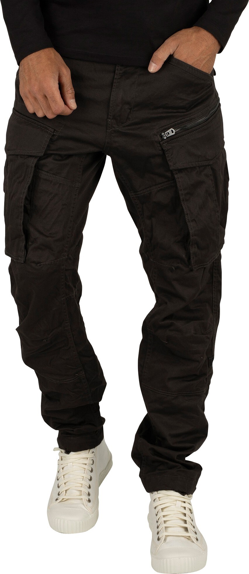 G-Star Herren Rovic Zip 3D verjüngte Ladungen, Grau 38W x 34L 22909-16