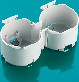 Naber, Einbaudose 2, grau - Relingsysteme 7013045