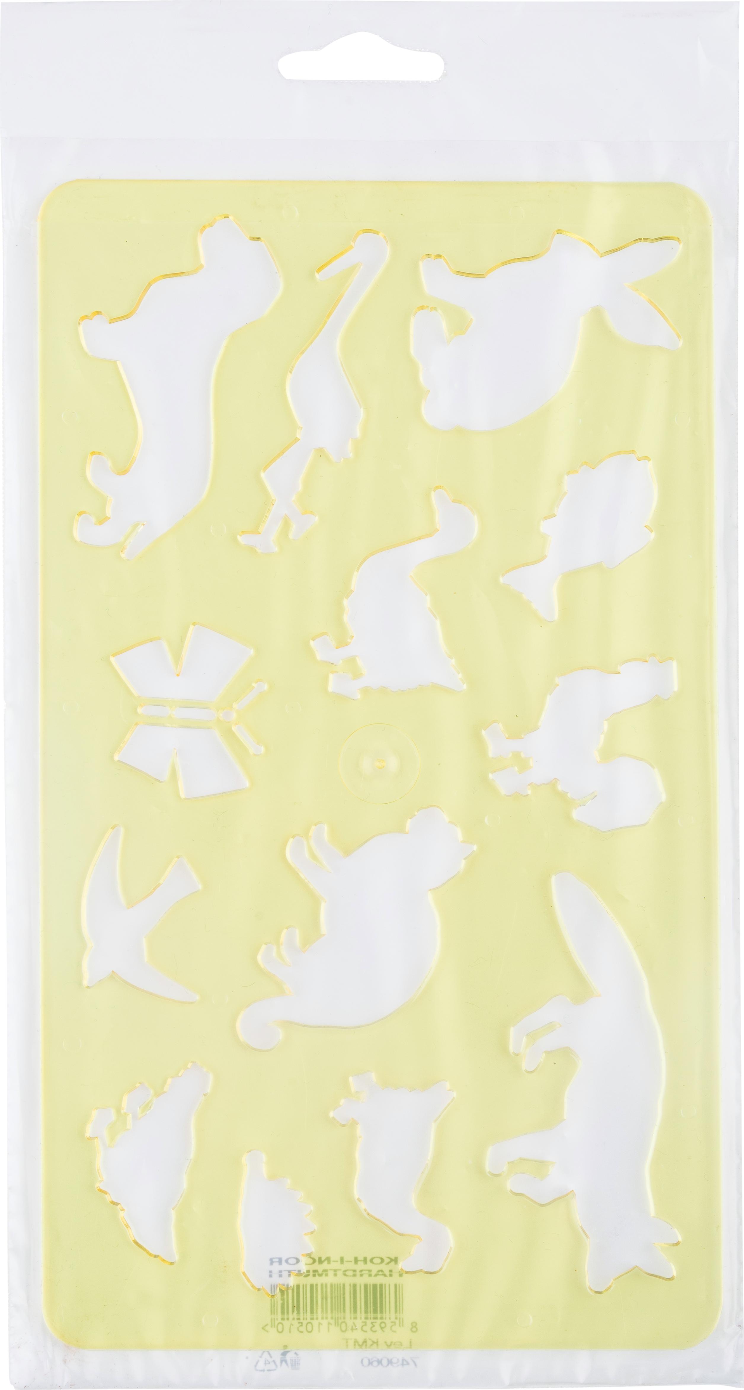 Koh I Noor KOH Schablone - Tiermalschablone II- Fuchs , 12 cm x 21 cm K749056