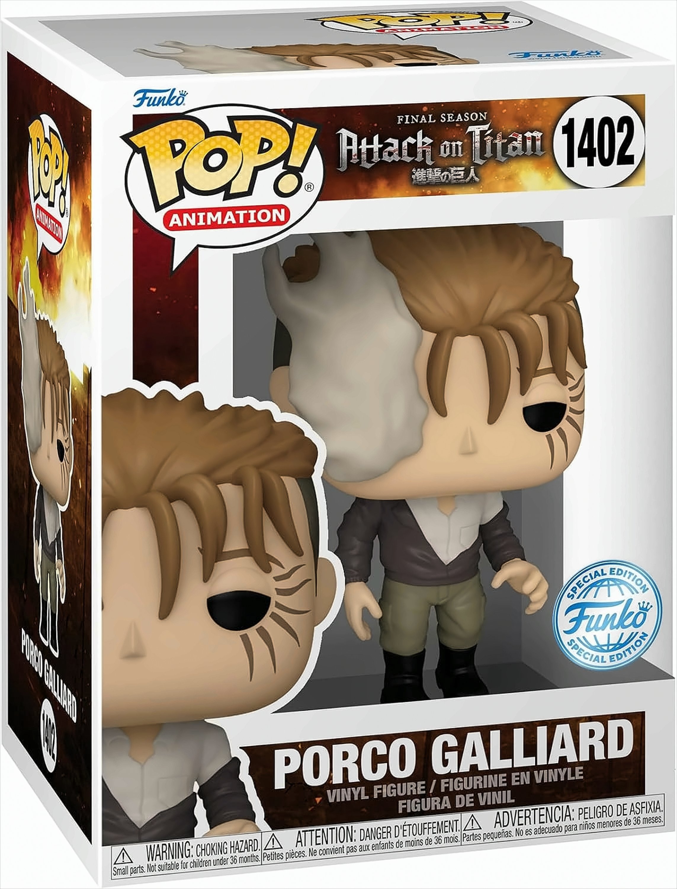 Funko Pop - Animation - Attack on Titan - Porco Galliard 1402 71251