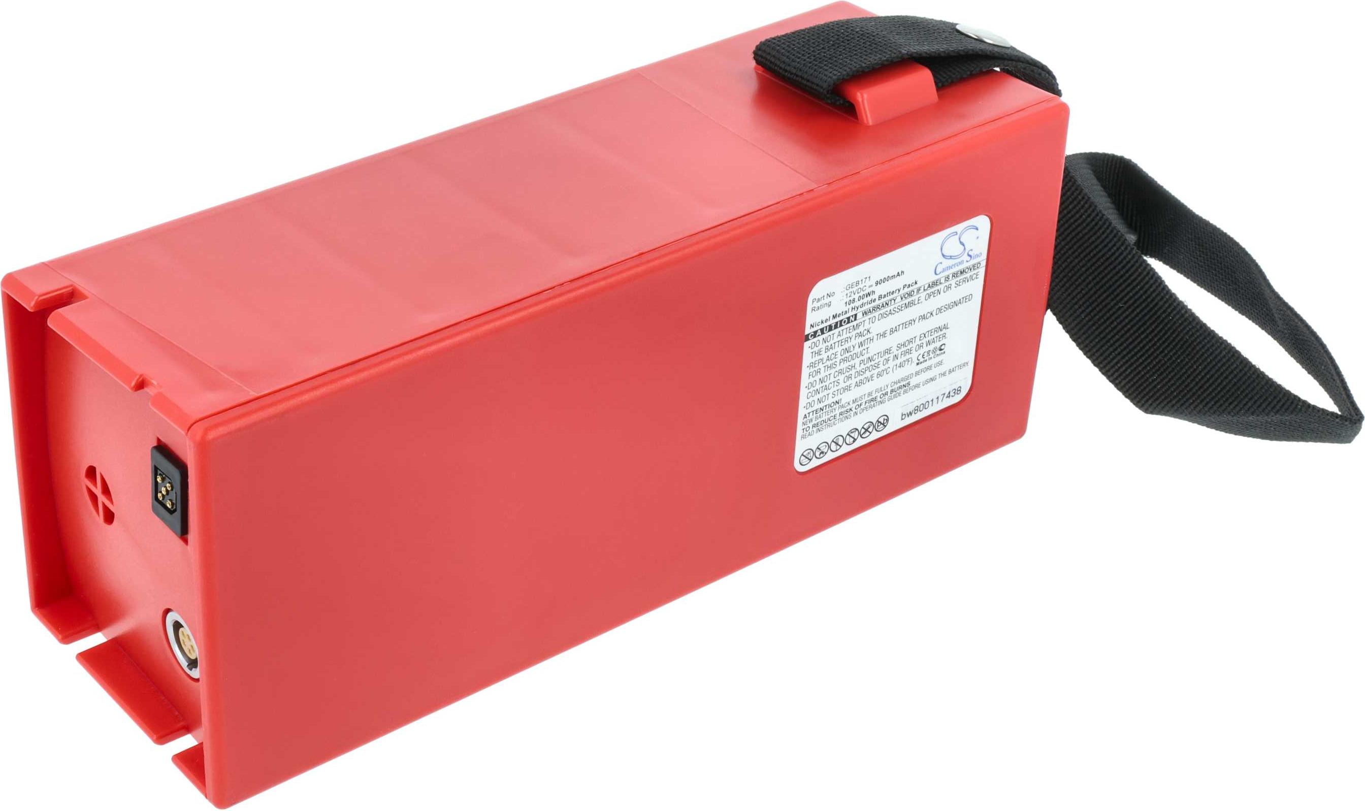 vhbw Akku kompatibel mit Leica GPS Totalstation, TM6100A, Theodolite, Total station, Tracker TDRA6000 Lasermessgerät, Messgerät (9000 mAh, 12 V, NiMH)