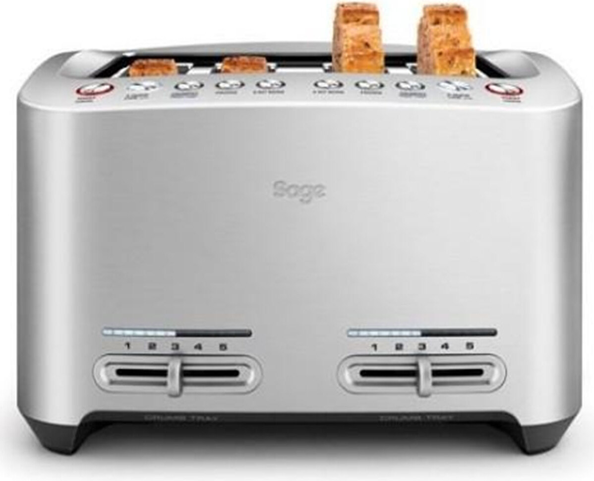 Sage the Smart Toast 4 4Scheibe(n) Silber Toaster