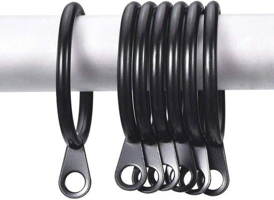 OEM Schwarze Duschkurven-Set aus 20 - Metallische und Kunststoff-Kurvenhaken für Duschkurven und Fenster - 30 mm Innendurchmesser 2026