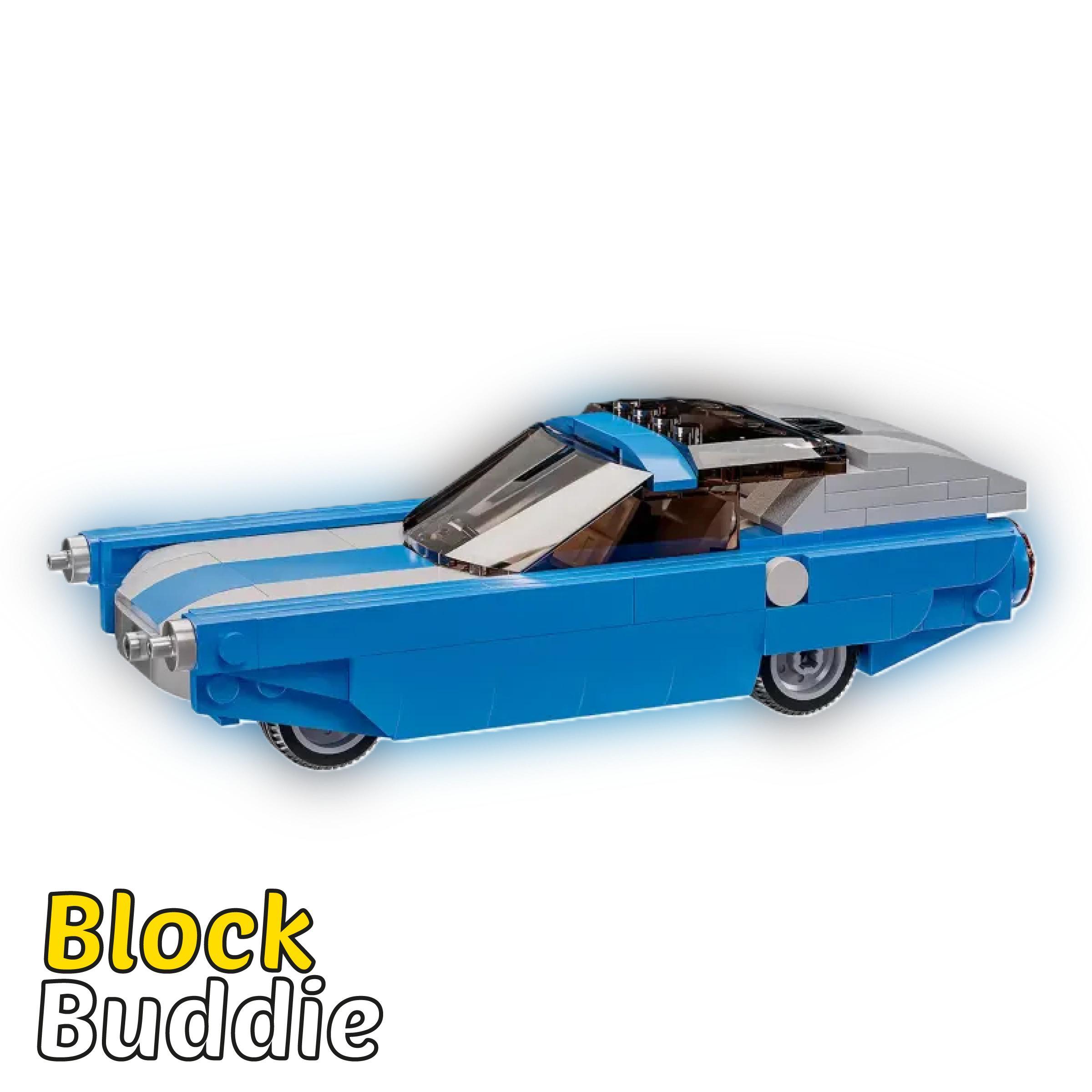 Modbrix Fantasticar Fantastic 4 Marvel Klemmbaustein Set Super Heroes Auto