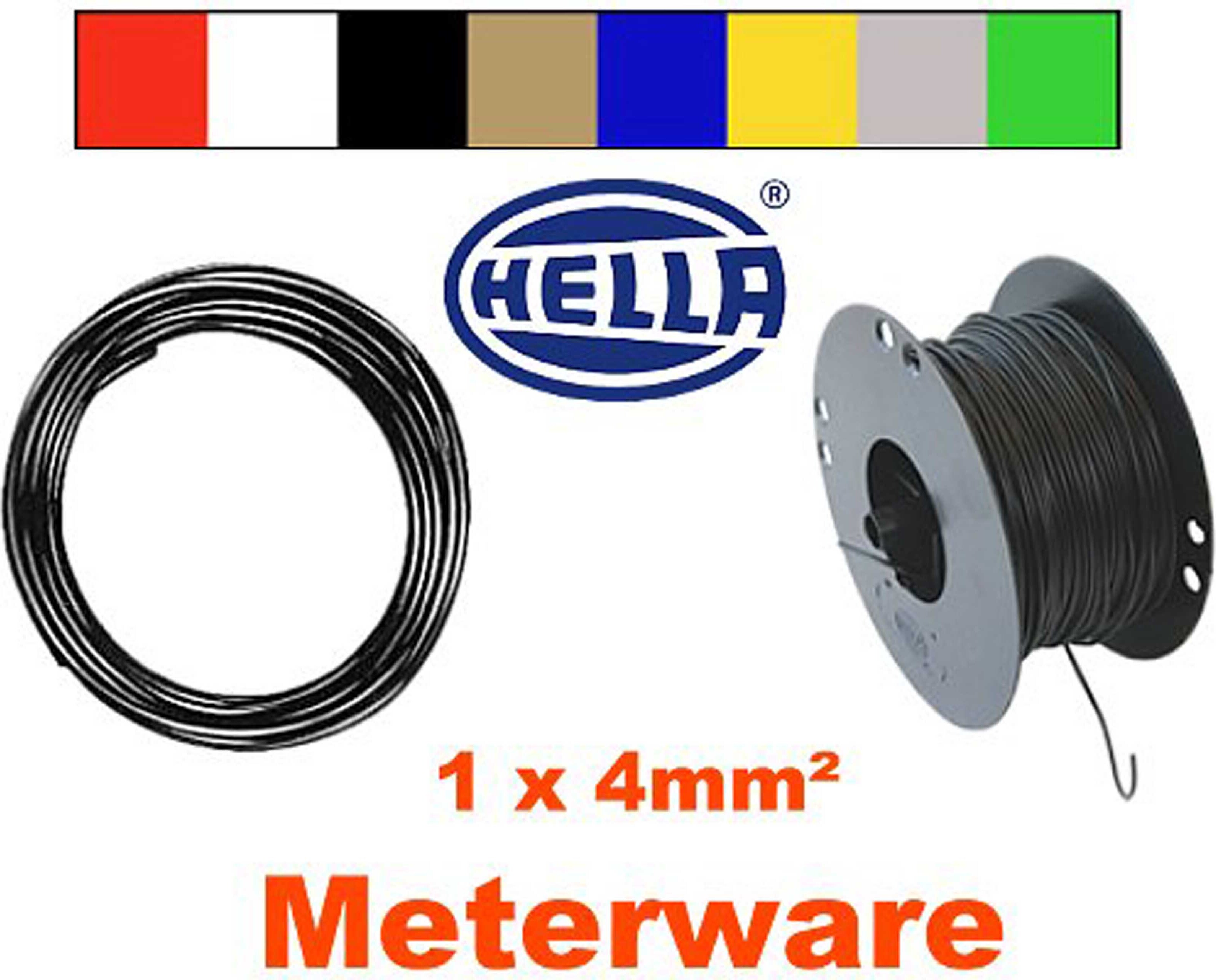 Hella Fahrzeugmanagement Kunststoffkabel FLK 4.0 schwarz 8KL712960-001