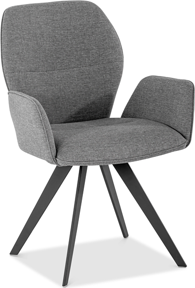 Gartenstuhl Alvarox 62x63 Propylen Hellgrau Stativgestell Flachstahl Anthrazit