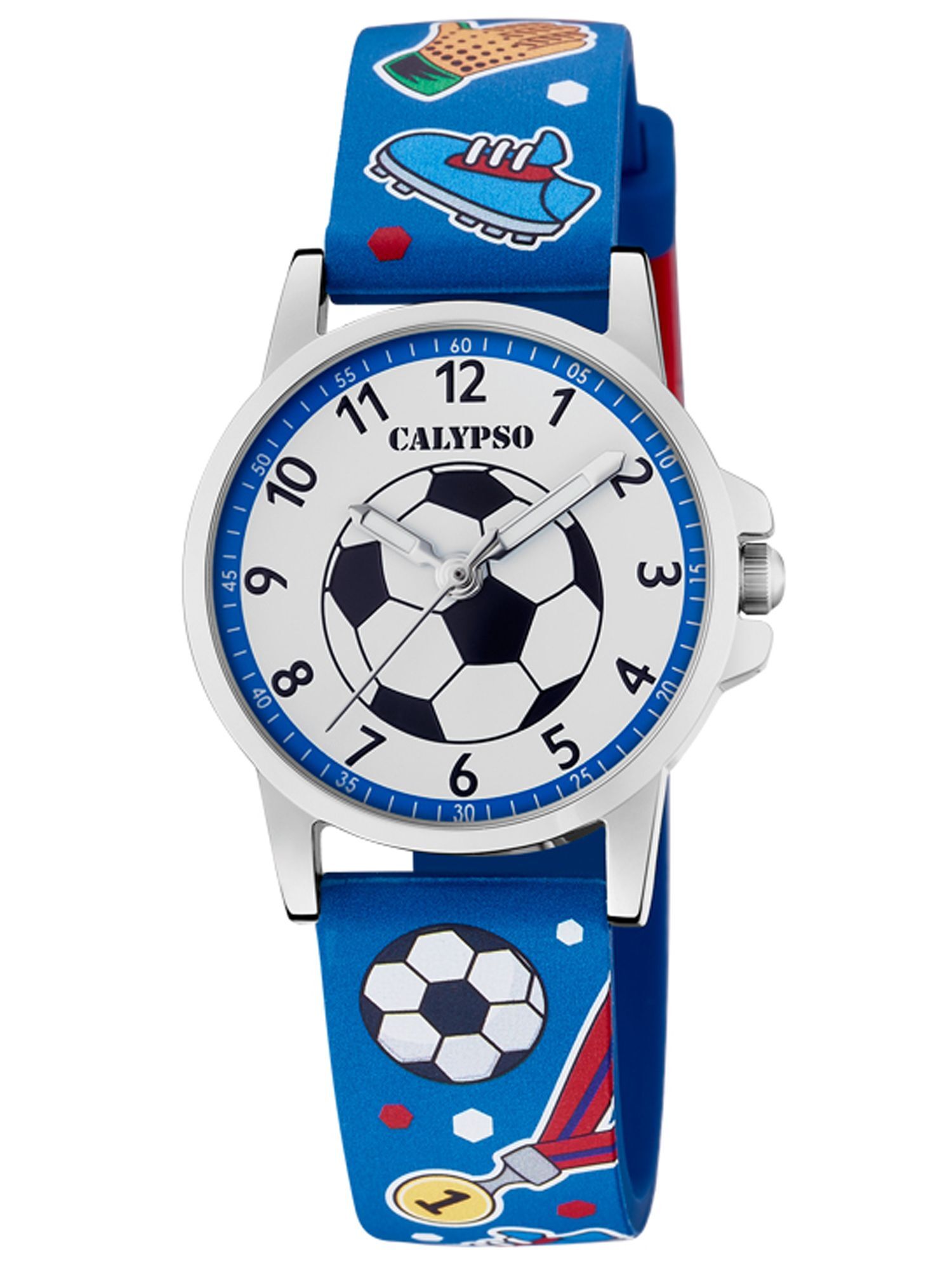 Festina Kinder Armbanduhr Calypso Uhr Fußball K5790/1