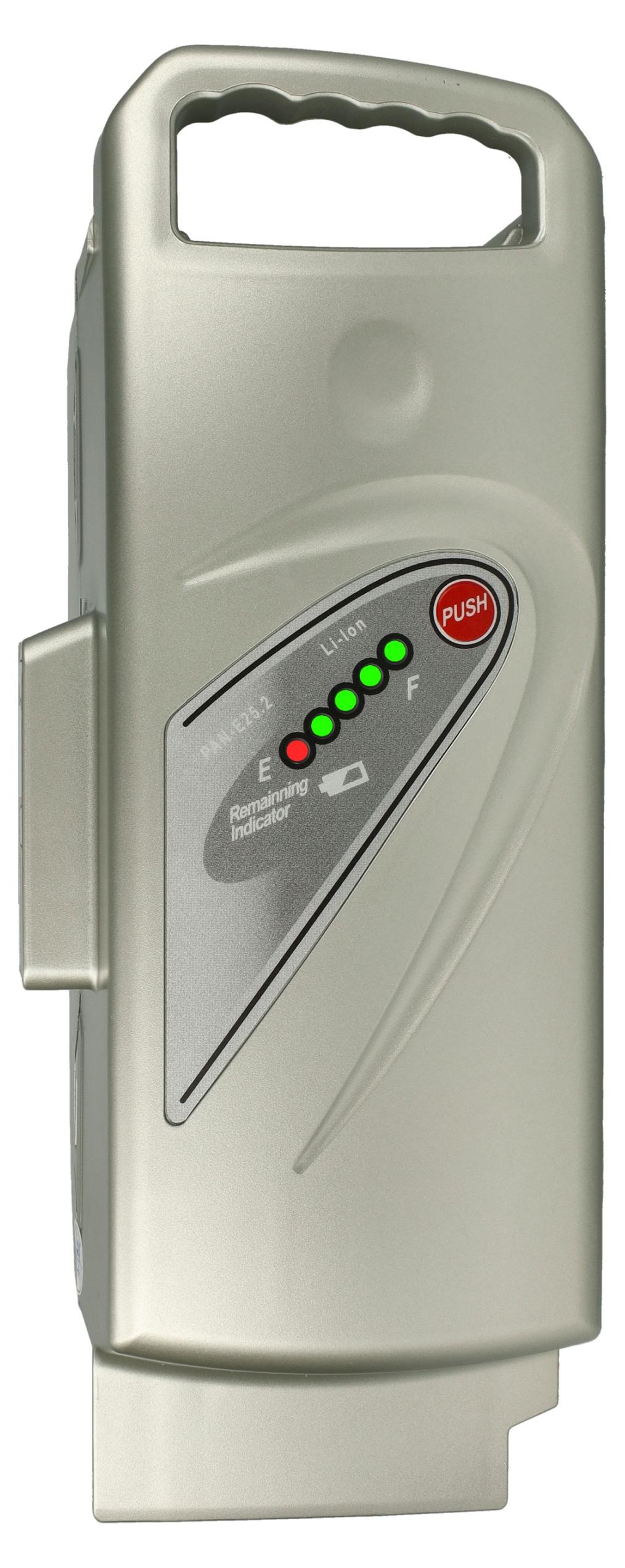 vhbw Akku kompatibel mit Panasonic Flyer-L-Serie, Flyer-C-Serie, Flyer-Serie, Flyer-S-Serie, Flyer-T-Serie E-Bike (13,2 Ah, 25,2 V, Li-Ion) - Grau 58195676-25