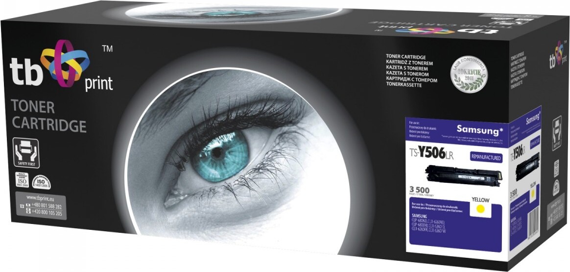 Toner TB komp. s Samsung CLT-Y506L,Yellow,3500,rem